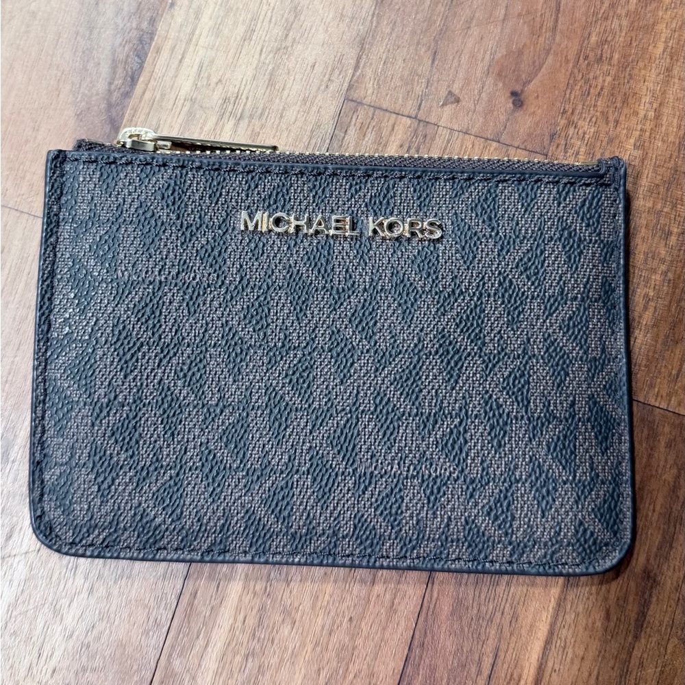Michael Kors Brown Card Holder - Picture 2 of 2